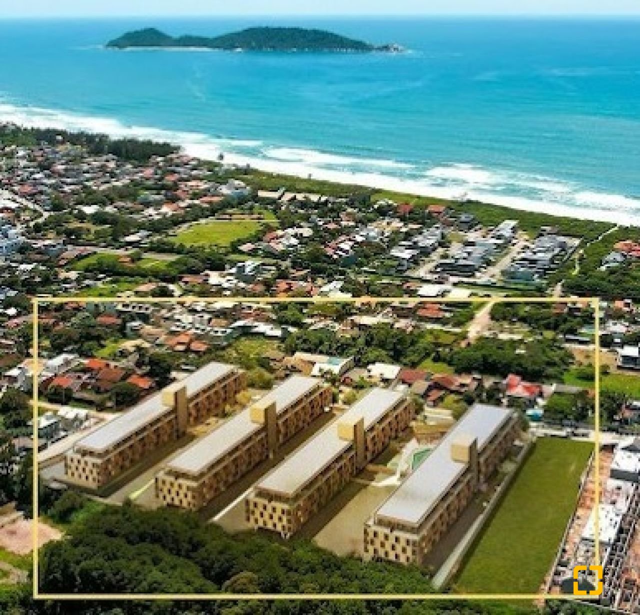 Apartamento com 45m², 1 quarto, 1 garagem, no bairro Campeche em Florianópolis
