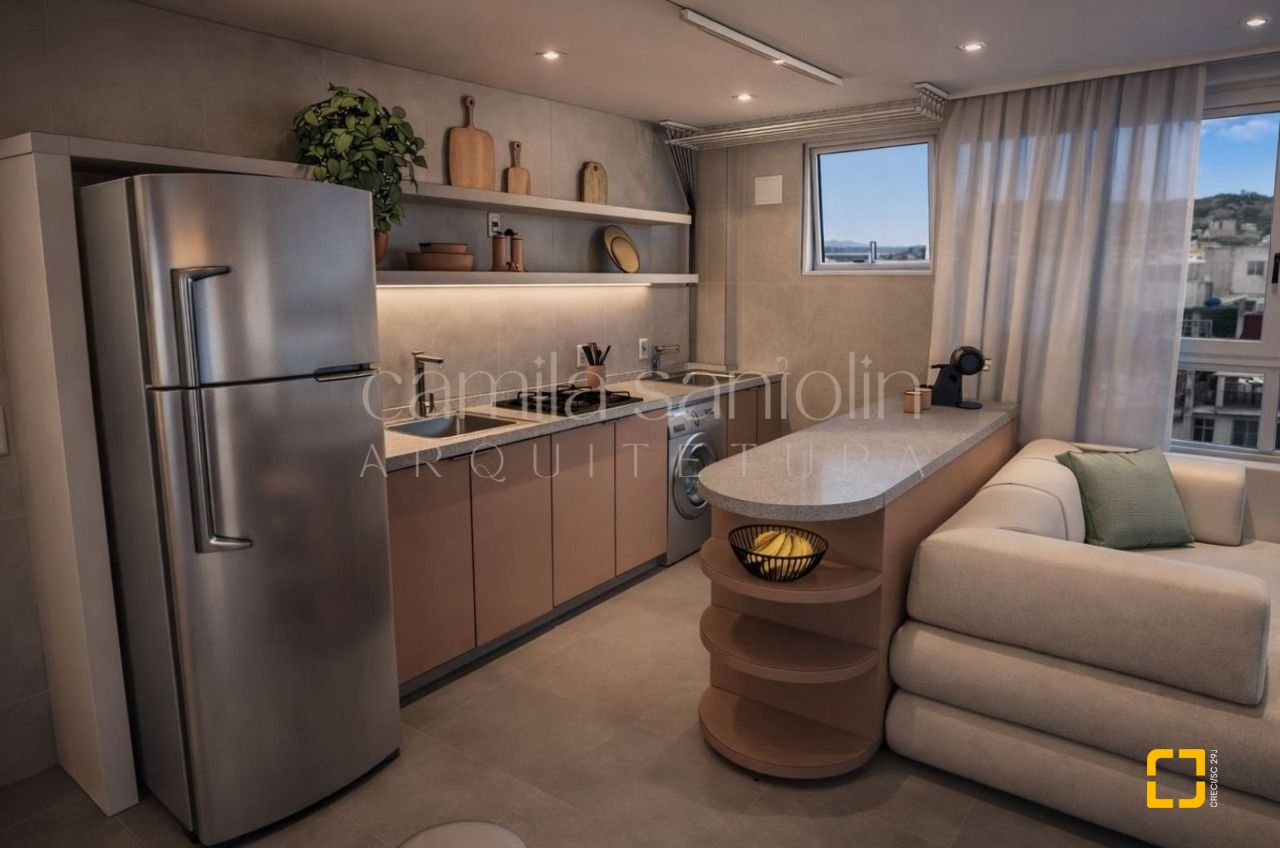Studio com 40m², 1 quarto, 1 garagem, no bairro Centro em Florianópolis