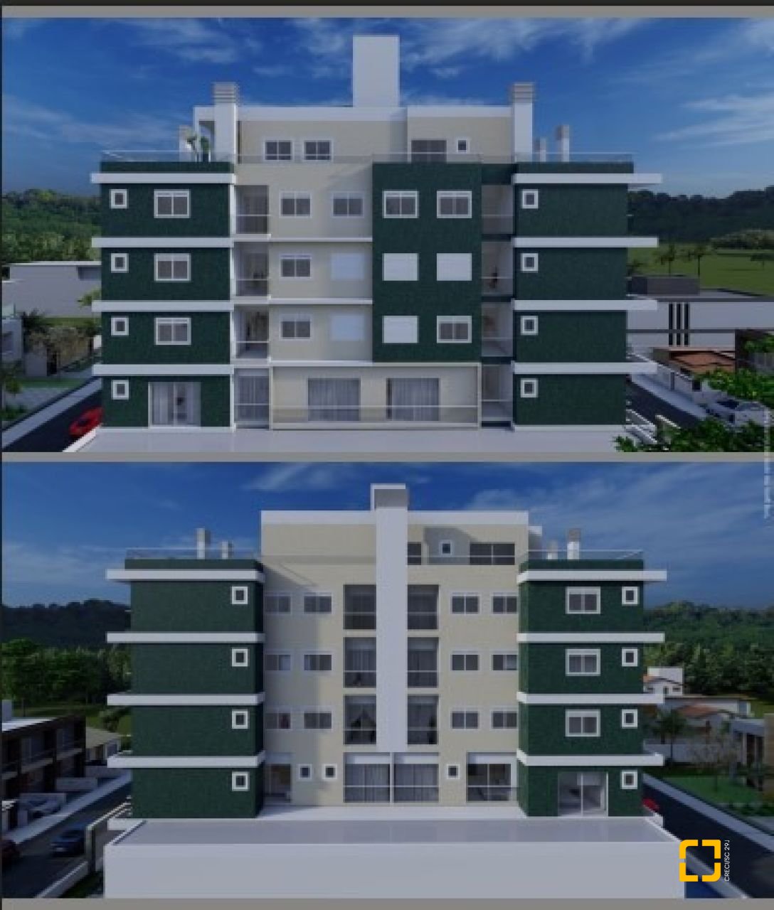 Apartamento com 66m², 3 quartos (sendo 1 suíte), 1 garagem, no bairro Cachoeira do Bom Jesus em Florianópolis