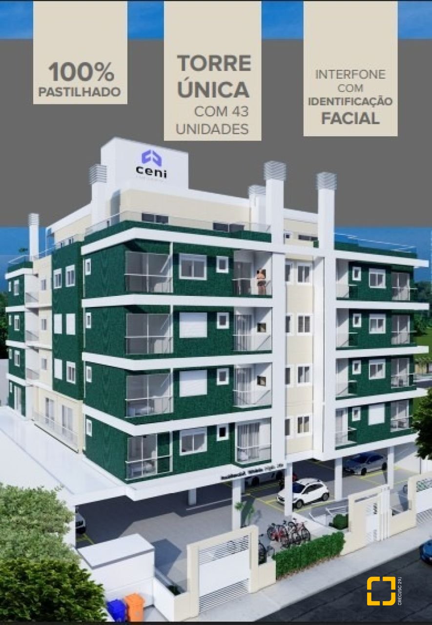 Apartamento com 66m², 3 quartos (sendo 1 suíte), 1 garagem, no bairro Cachoeira do Bom Jesus em Florianópolis