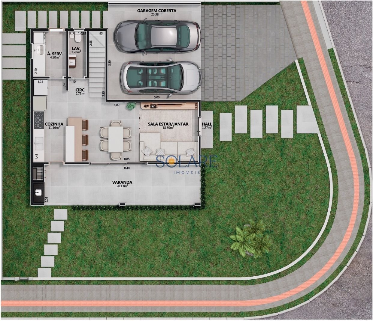 Casa com 323m², 6 quartos (sendo 3 suítes), 2 garagens, no bairro Cachoeira do Bom Jesus em Florianópolis
