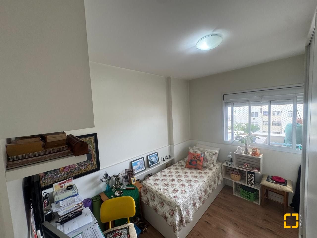 Apartamento com 122m², 4 quartos (sendo 1 suíte), 2 garagens, no bairro Itacorubi em Florianópolis
