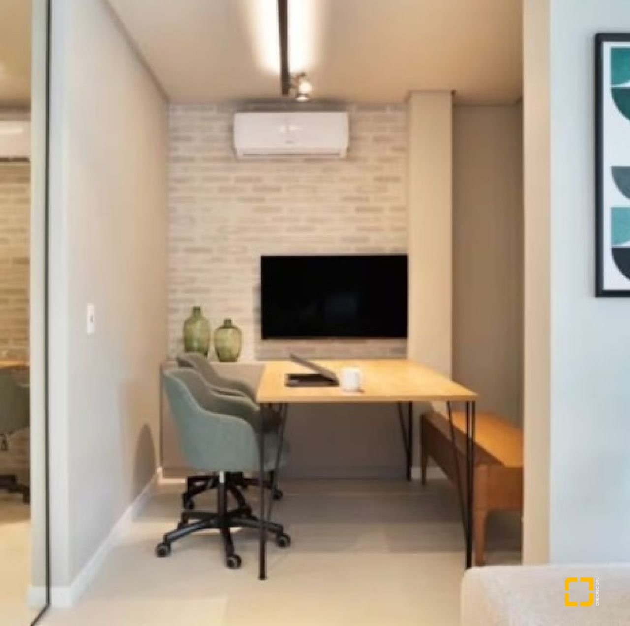 Apartamento com 105m², 2 quartos (sendo 1 suíte), 1 garagem, no bairro Cacupé em Florianópolis