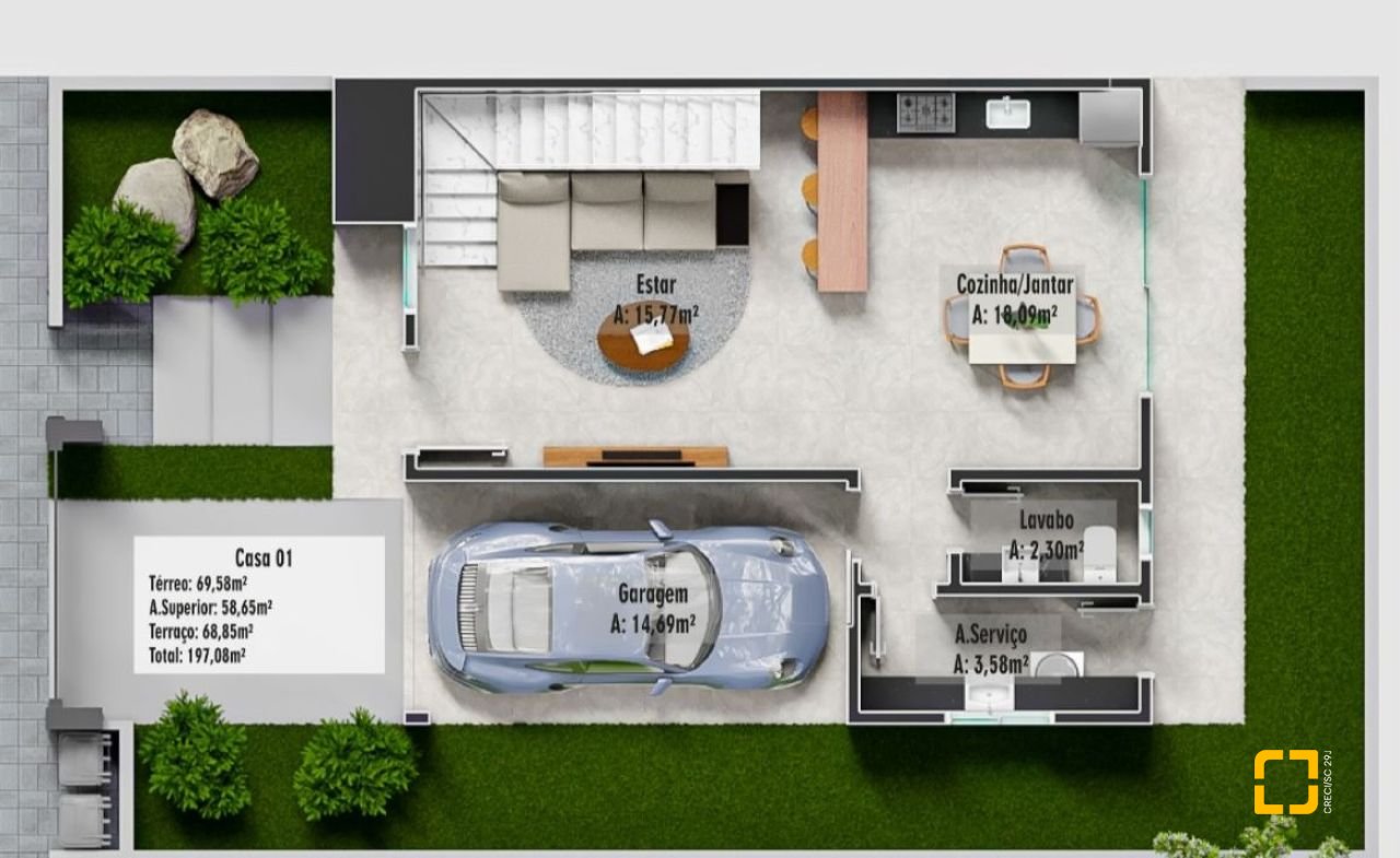 Casa com 150m², 6 quartos (sendo 3 suítes), no bairro Ingleses em Florianópolis