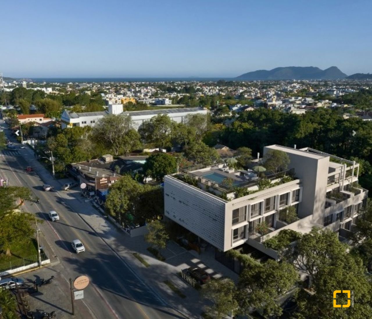 Studio com 35m², 2 quartos (sendo 1 suíte), 1 garagem, no bairro Campeche em Florianópolis