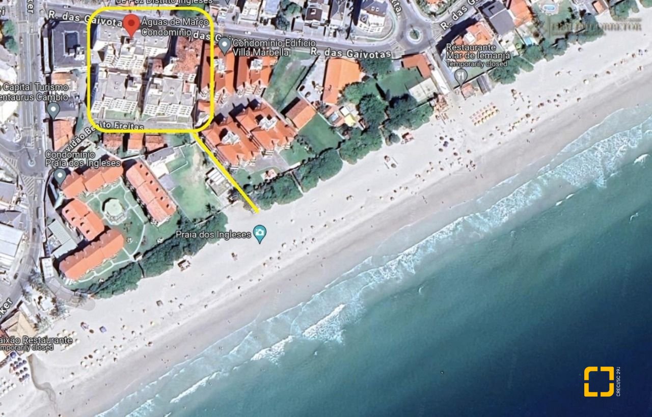 Apartamento com 57m², 2 quartos, 1 garagem, no bairro Ingleses em Florianópolis