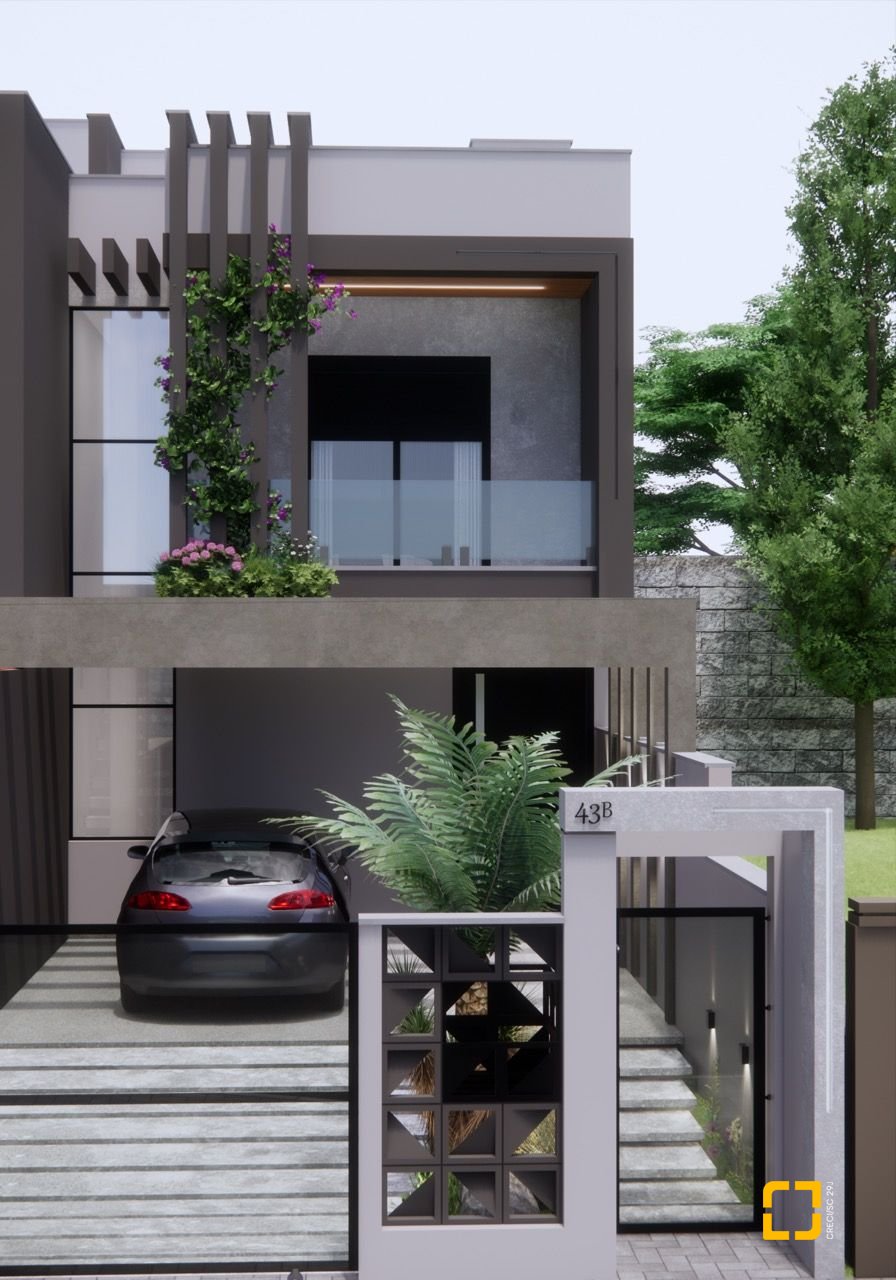 Casa com 142m², 3 quartos (sendo 1 suíte), 2 garagens, no bairro Forquilhinha em São José