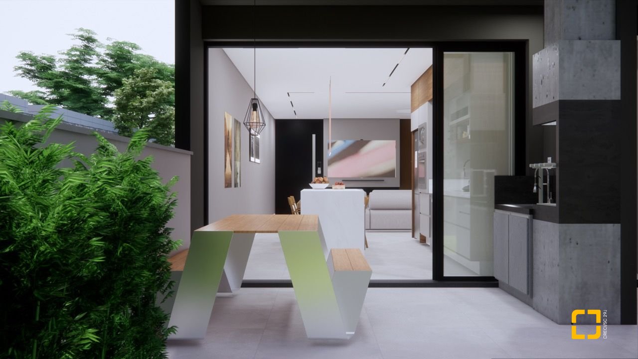Casa com 142m², 3 quartos (sendo 1 suíte), 2 garagens, no bairro Forquilhinha em São José
