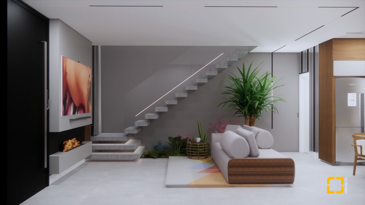 Casa com 142m², 3 quartos (sendo 1 suíte), 2 garagens, no bairro Forquilhinha em São José