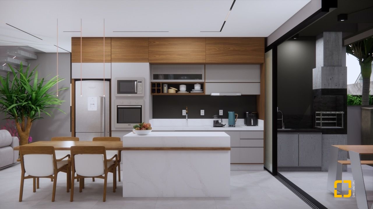 Casa com 142m², 3 quartos (sendo 1 suíte), 2 garagens, no bairro Forquilhinha em São José