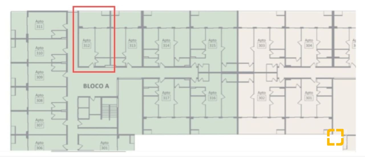 Apartamento com 56m², 2 quartos (sendo 1 suíte), 1 garagem, no bairro Novo Campeche em Florianópolis