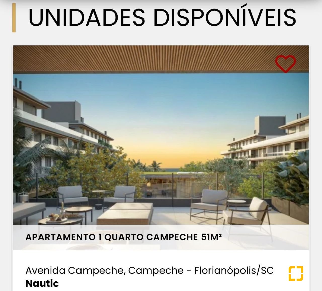 Apartamento com 51m², 1 quarto, 1 garagem, no bairro Campeche em Florianópolis