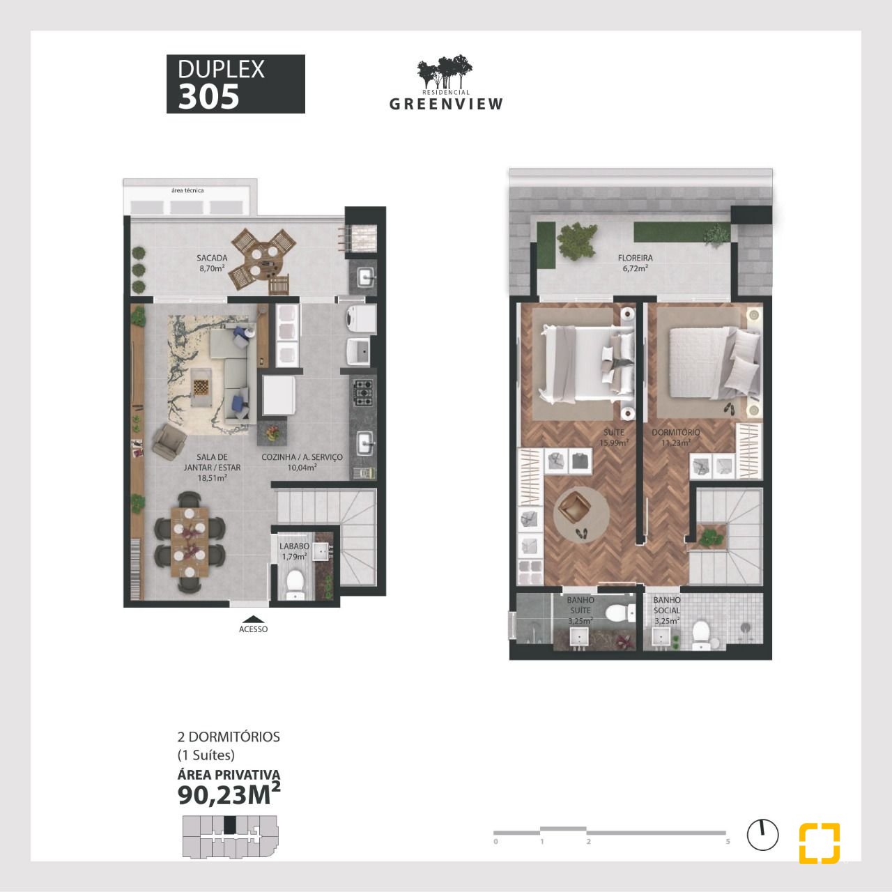 Apartamento com 109m², 3 quartos (sendo 1 suíte), 1 garagem, no bairro Ingleses em Florianópolis
