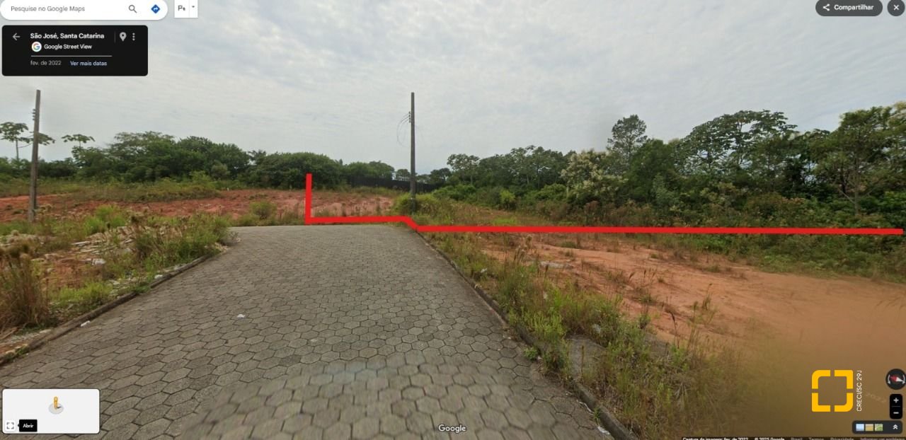 Terreno com 1370m², no bairro Areias em São José