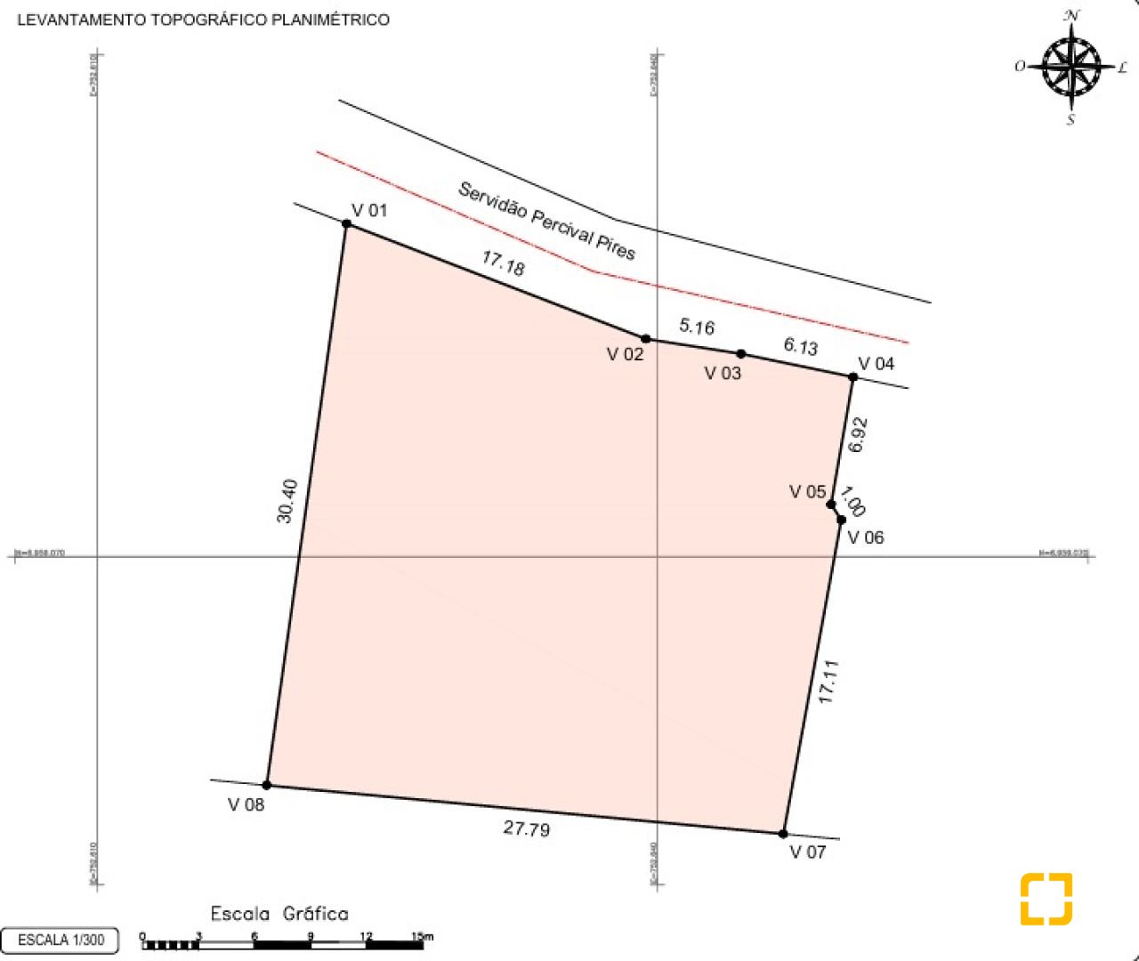 Terreno com 756m², no bairro Vargem Grande em Florianópolis
