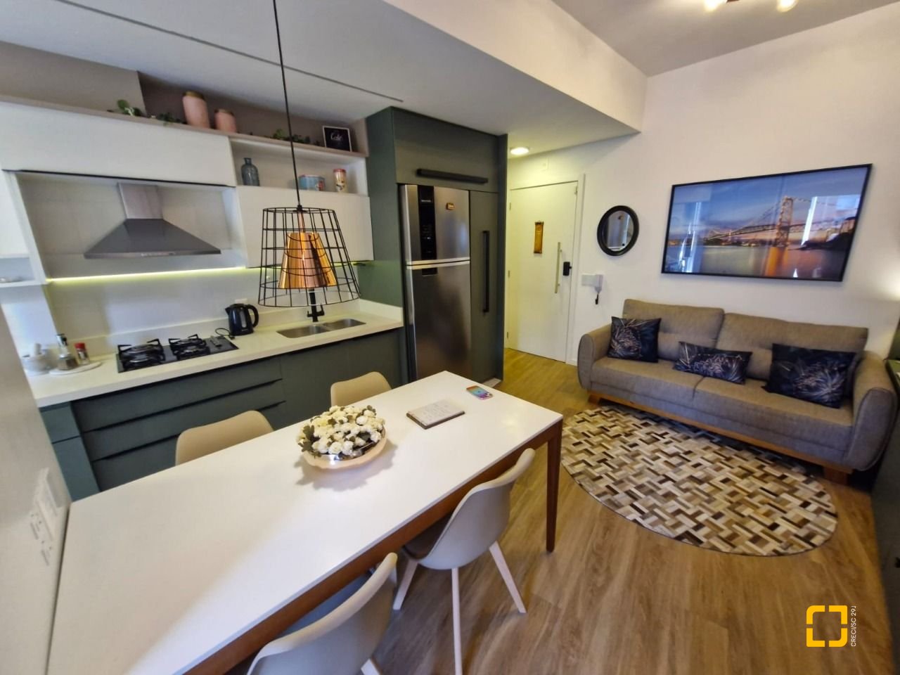 Apartamento com 39m², 1 quarto, 1 garagem, no bairro Centro em Florianópolis