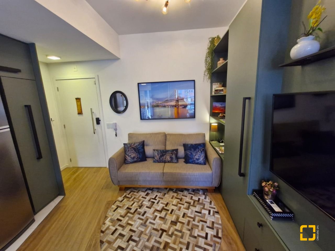 Apartamento com 39m², 1 quarto, 1 garagem, no bairro Centro em Florianópolis