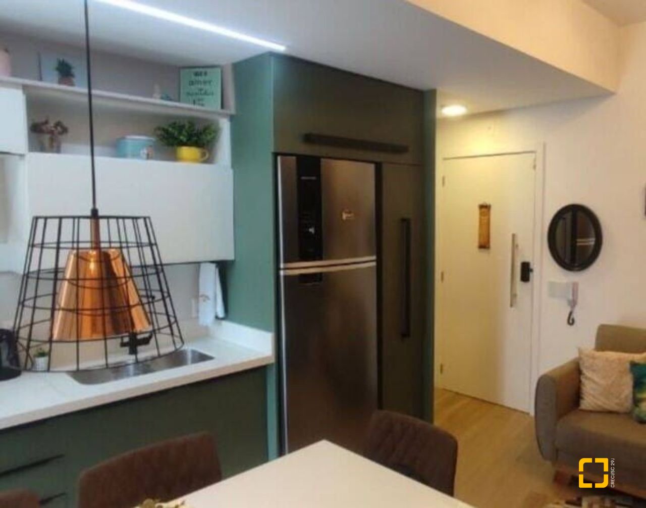 Apartamento com 39m², 1 quarto, 1 garagem, no bairro Centro em Florianópolis