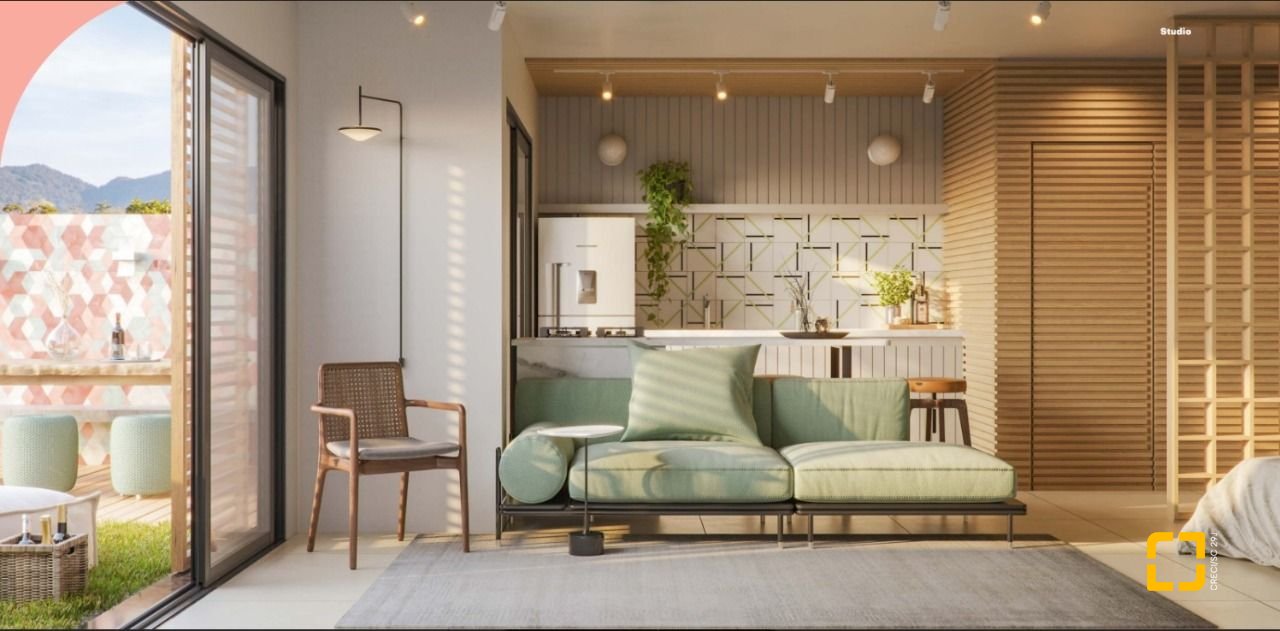 Studio com 41m², 1 quarto, 1 garagem, no bairro Campeche em Florianópolis