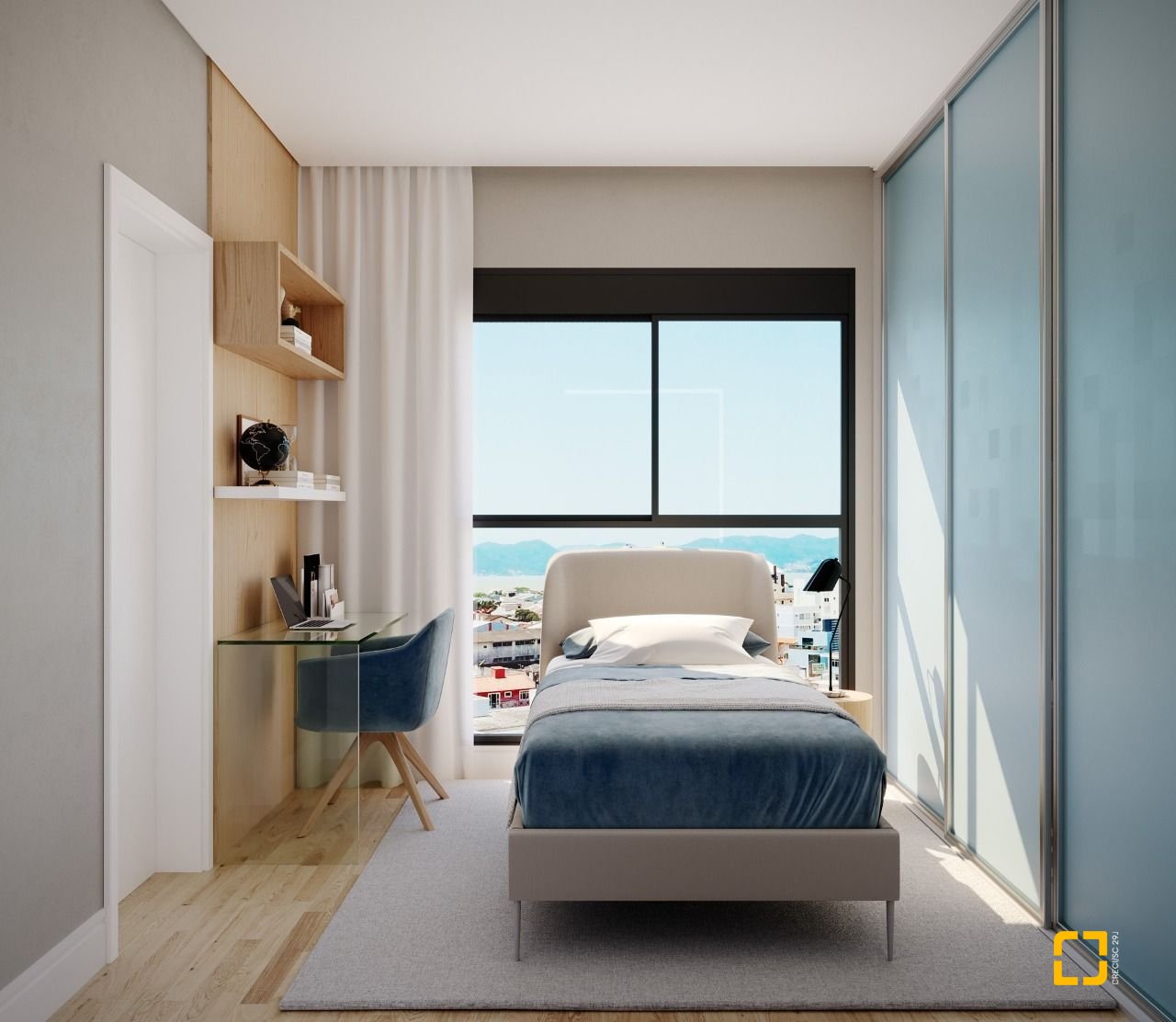 Apartamento com 84m², 4 quartos (sendo 2 suítes), 1 garagem, no bairro Estreito em Florianópolis