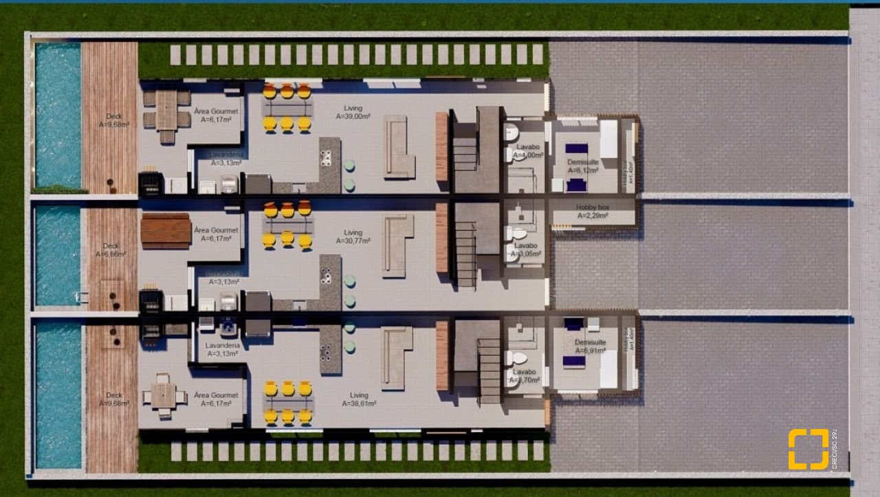 Casa com 140m², 6 quartos (sendo 3 suítes), 2 garagens, no bairro Campeche em Florianópolis