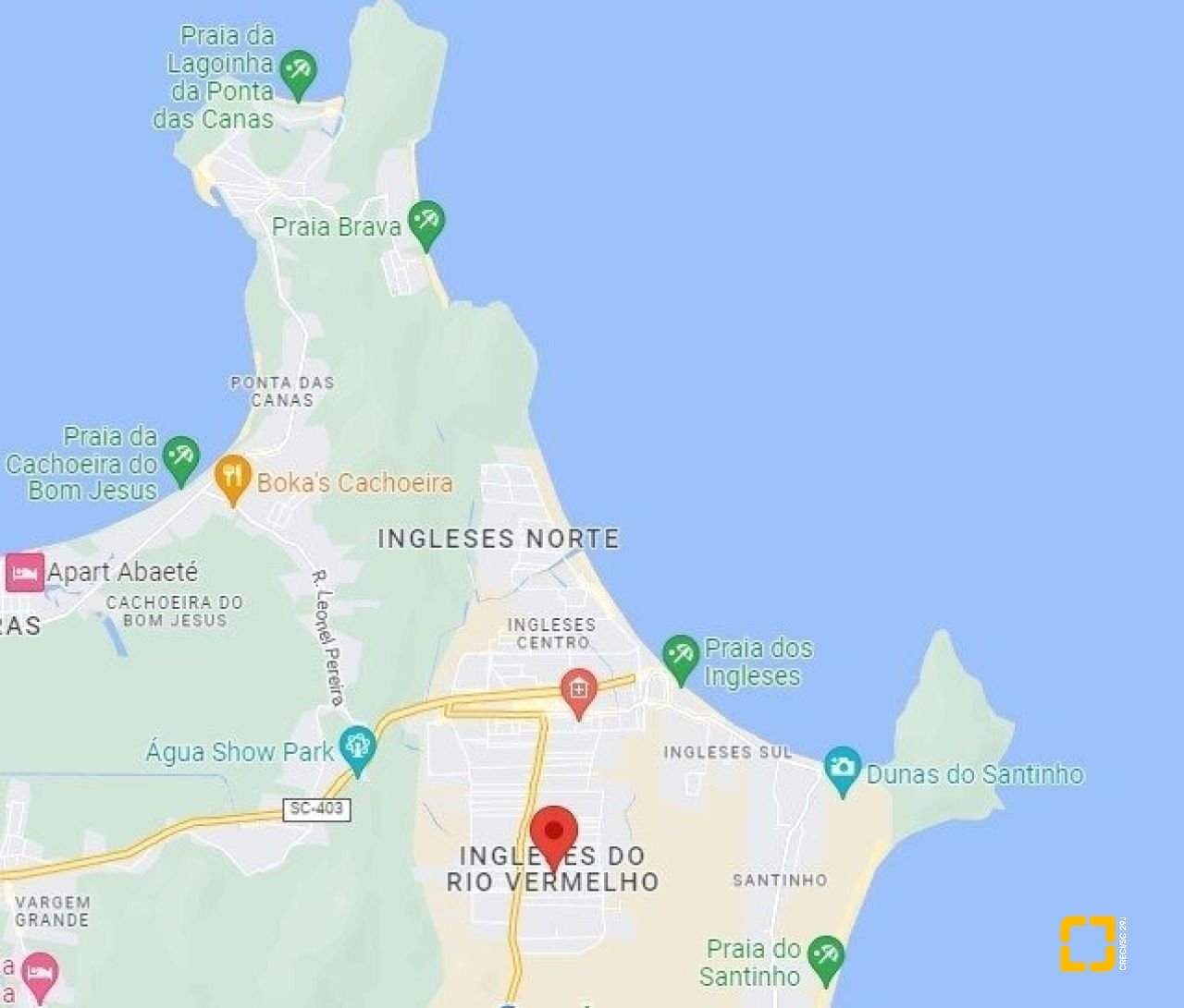 Casa com 127m², 5 quartos (sendo 2 suítes), 2 garagens, no bairro Ingleses em Florianópolis