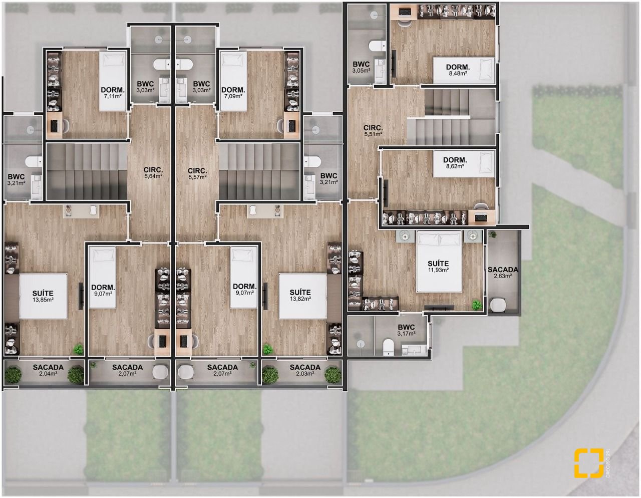 Casa com 86m², 3 quartos (sendo 1 suíte), 2 garagens, no bairro Sertão do Maruim em São José