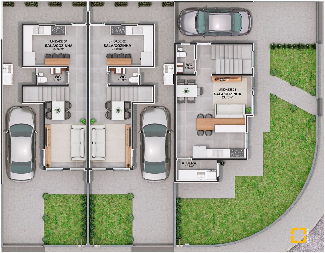 Casa com 84m², 3 quartos (sendo 1 suíte), 2 garagens, no bairro Sertão do Maruim em São José
