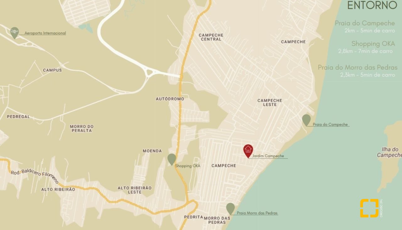 Casa com 99m², 4 quartos (sendo 2 suítes), 1 garagem, no bairro Campeche em Florianópolis