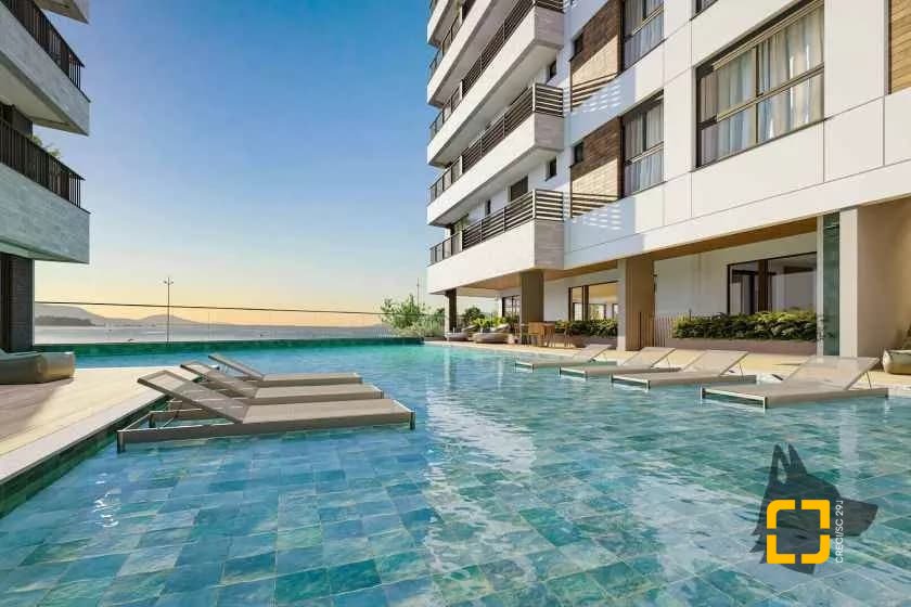 Apartamento com 80m², 2 quartos (sendo 2 suítes), 1 garagem, no bairro Praia Comprida em São José