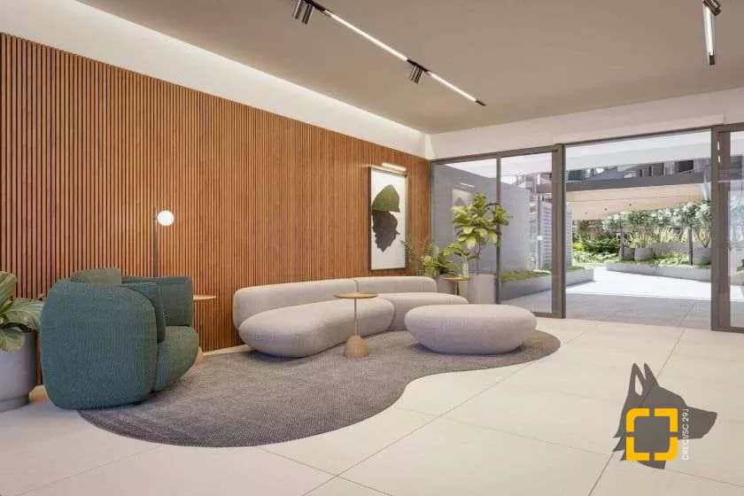Apartamento com 80m², 2 quartos (sendo 2 suítes), 1 garagem, no bairro Praia Comprida em São José