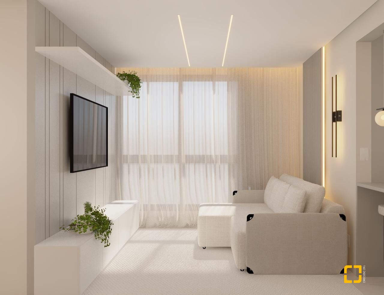 Apartamento com 71m², 3 quartos (sendo 1 suíte), 1 garagem, no bairro Santinho em Florianópolis