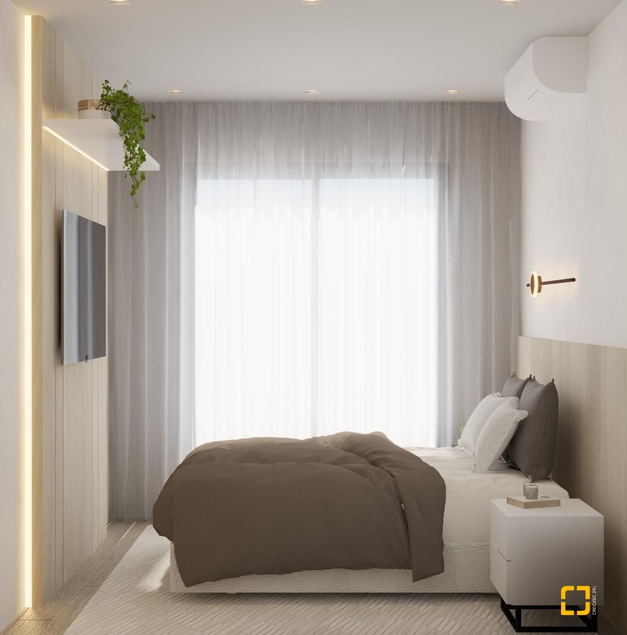 Apartamento com 71m², 3 quartos (sendo 1 suíte), 1 garagem, no bairro Santinho em Florianópolis