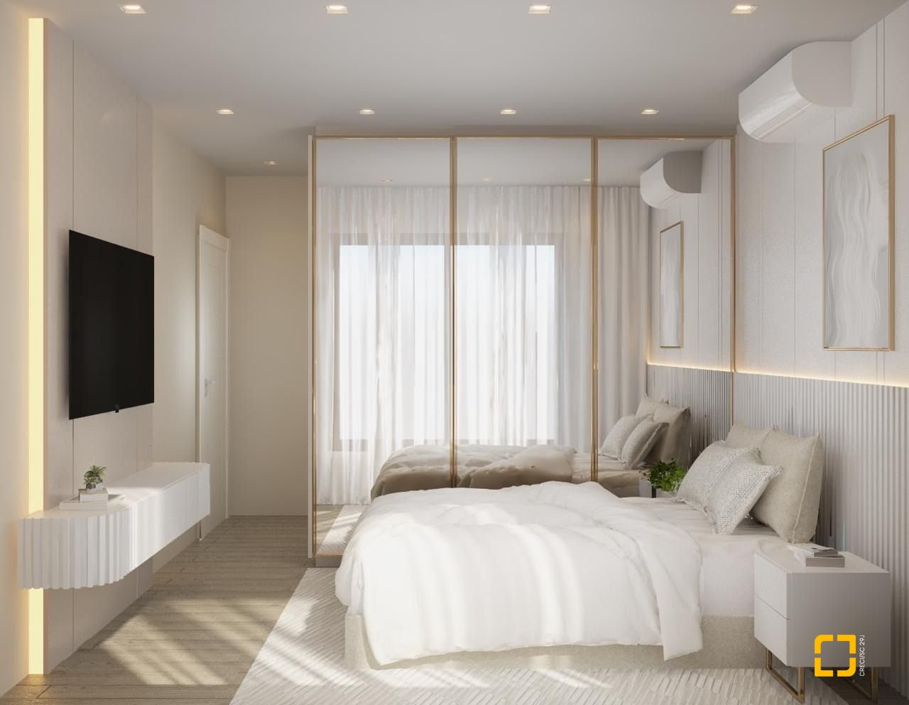 Apartamento com 71m², 3 quartos (sendo 1 suíte), 1 garagem, no bairro Santinho em Florianópolis