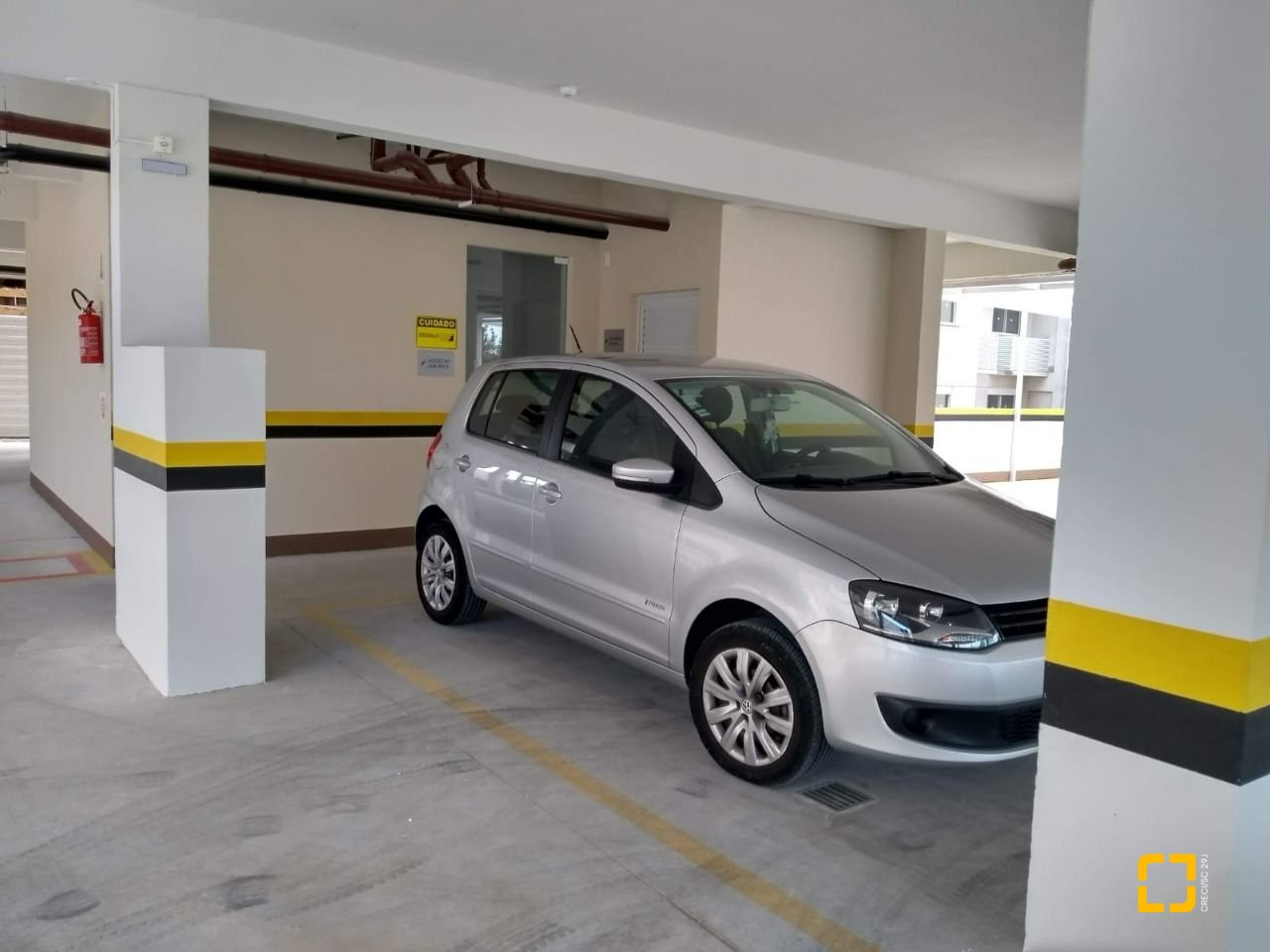 Apartamento com 66m², 1 quarto (sendo 1 suíte), 1 garagem, no bairro Centro em São José