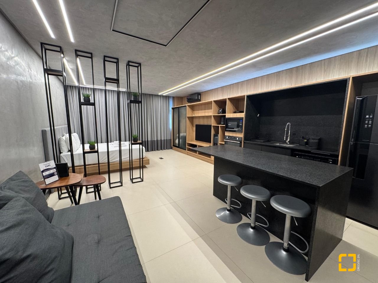 Studio com 63m², 1 quarto, 1 garagem, no bairro Centro em Florianópolis