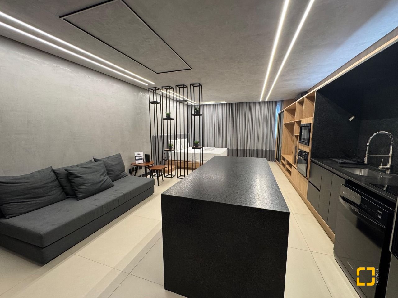 Studio com 63m², 1 quarto, 1 garagem, no bairro Centro em Florianópolis