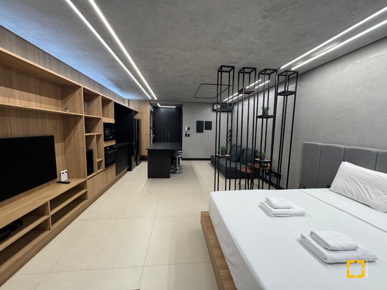 Studio com 63m², 1 quarto, 1 garagem, no bairro Centro em Florianópolis