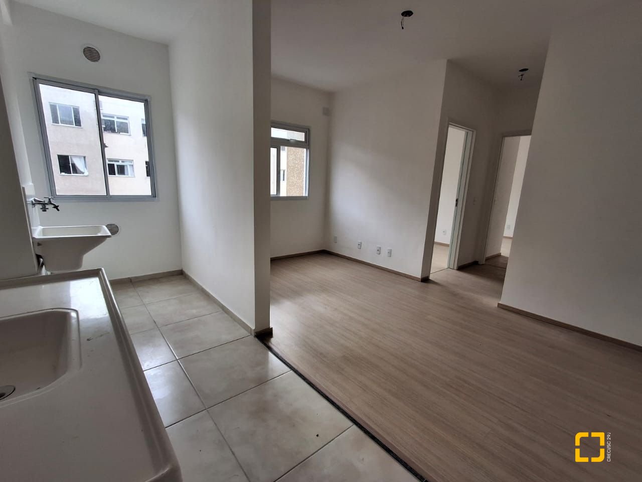 Apartamento com 48m², 2 quartos, 1 garagem, no bairro Bela Vista em Palhoça
