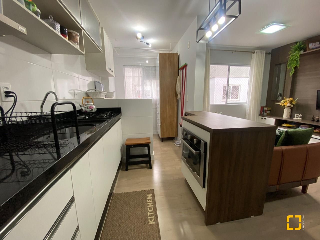 Apartamento com 55m², 2 quartos, 1 garagem, no bairro Potecas em São José