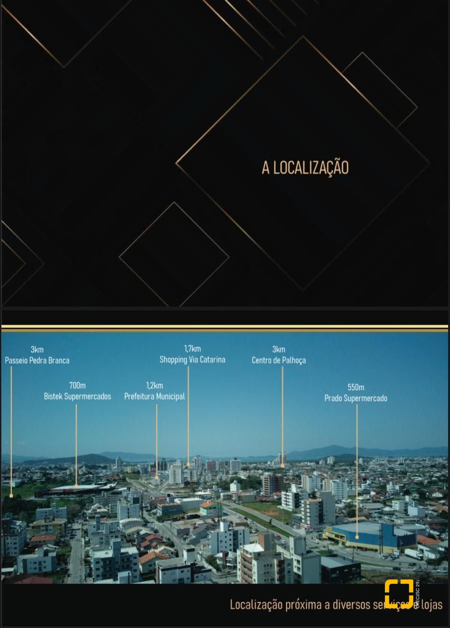 Apartamento com 115m², 4 quartos (sendo 1 suíte), 1 garagem, no bairro Pagani em Palhoça