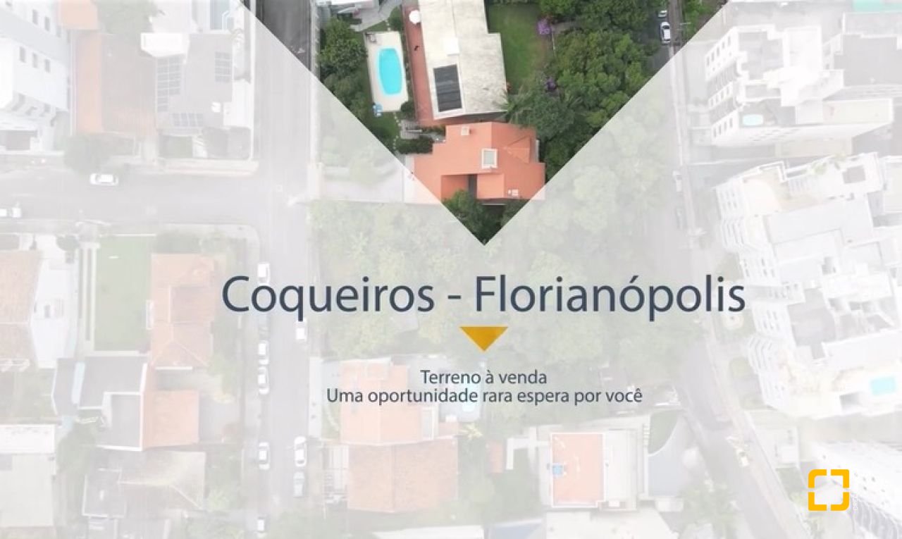 Terreno com 1427m², no bairro Coqueiros em Florianópolis