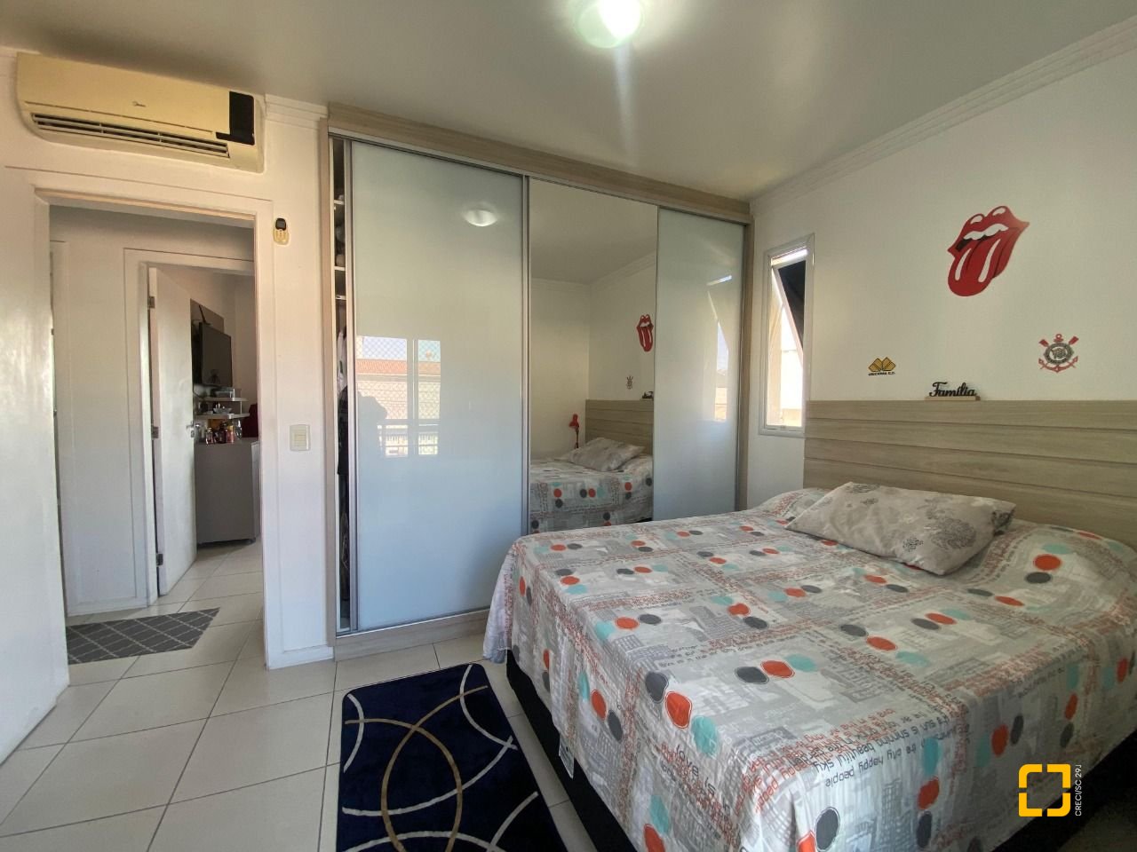 Apartamento com 90m², 3 quartos (sendo 1 suíte), 1 garagem, no bairro Ipiranga em São José