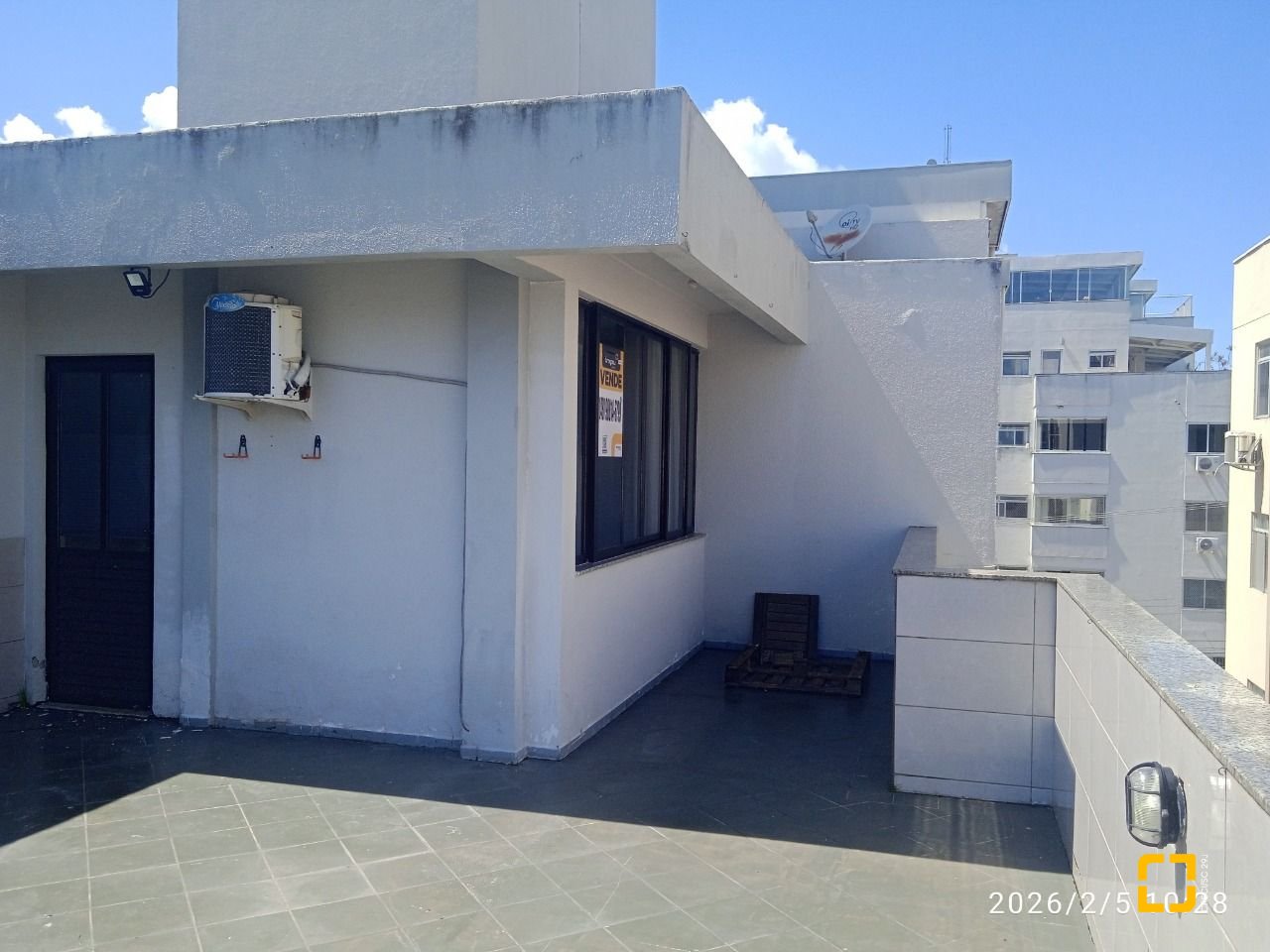 Cobertura com 63m², 2 quartos (sendo 1 suíte), 1 garagem, no bairro Abraão em Florianópolis