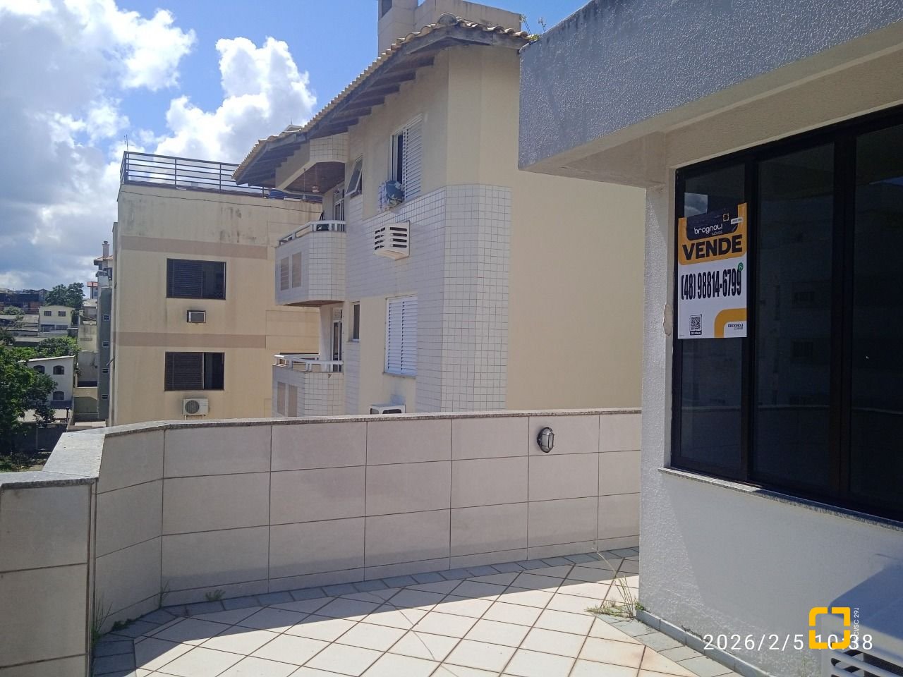Cobertura com 63m², 2 quartos (sendo 1 suíte), 1 garagem, no bairro Abraão em Florianópolis