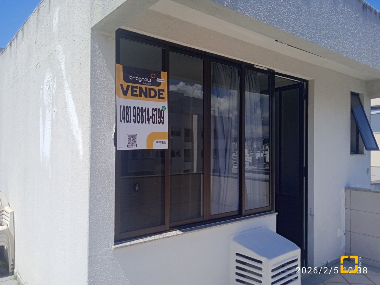 Cobertura com 63m², 2 quartos (sendo 1 suíte), 1 garagem, no bairro Abraão em Florianópolis