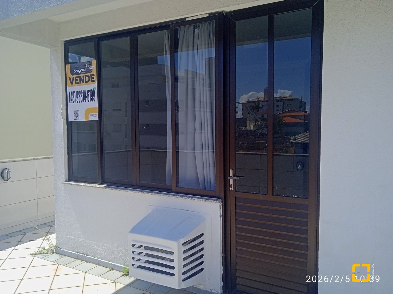 Cobertura com 63m², 2 quartos (sendo 1 suíte), 1 garagem, no bairro Abraão em Florianópolis