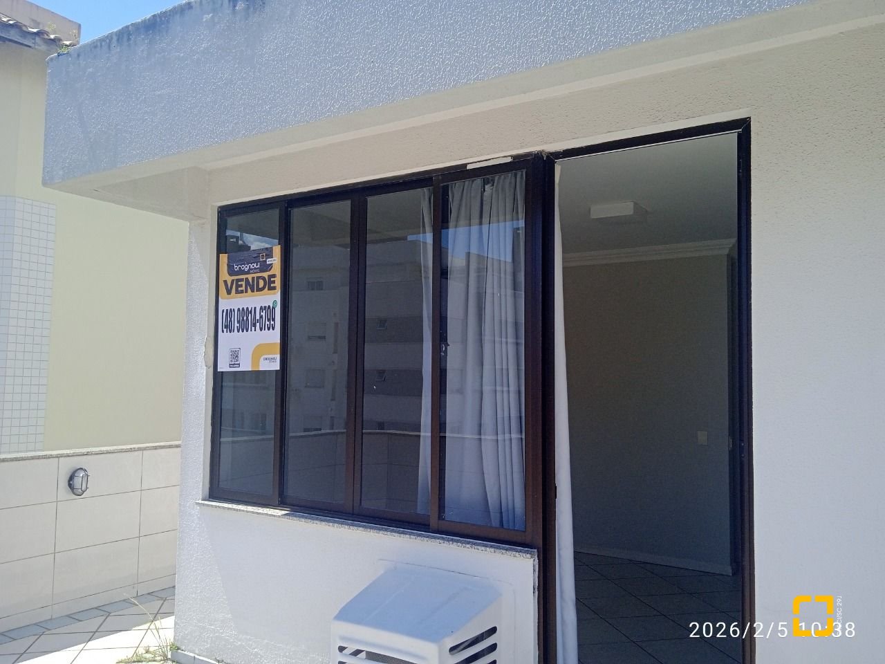 Cobertura com 63m², 2 quartos (sendo 1 suíte), 1 garagem, no bairro Abraão em Florianópolis