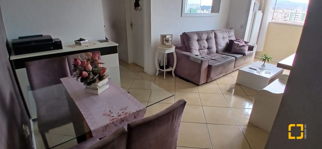 Apartamento com 72m², 3 quartos, 1 garagem, no bairro Areias em São José