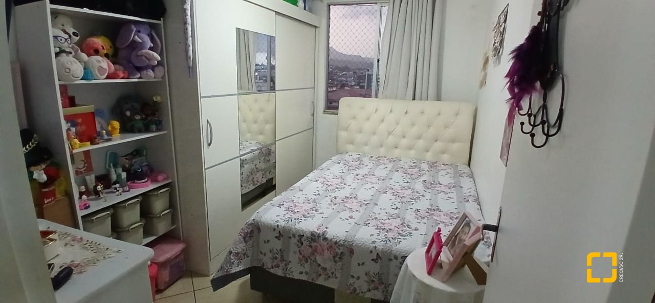Apartamento com 72m², 3 quartos, 1 garagem, no bairro Areias em São José